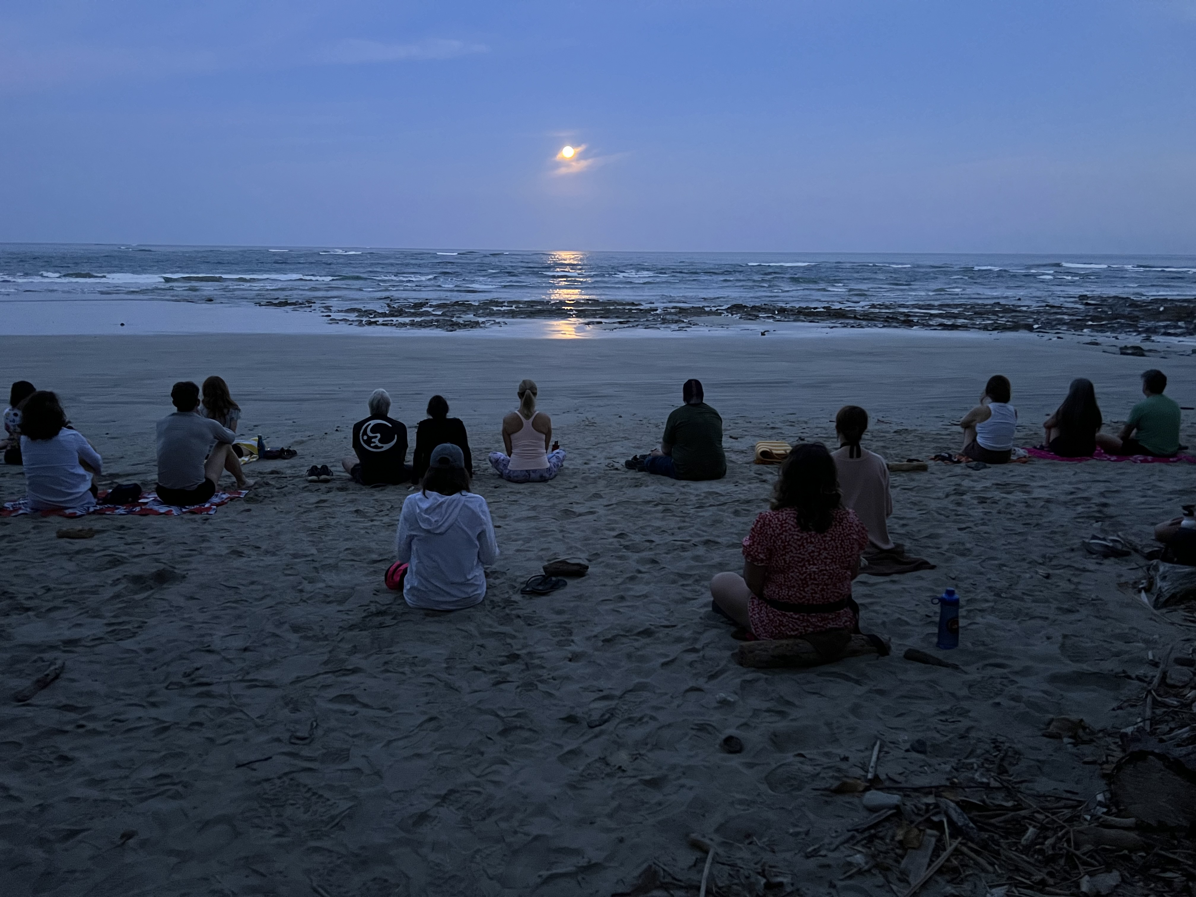 Sunset meditation