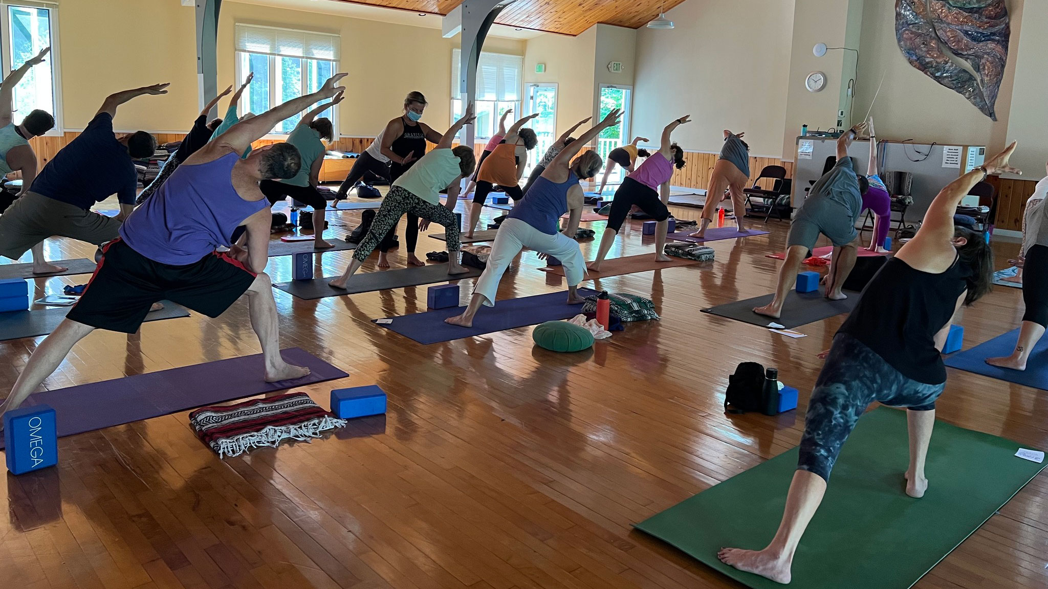 Omega Institute this summer with Beryl The Hard The Soft Yoga